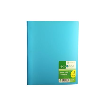 DUO-TANG PLASTIQUE RIGIDE BLEU