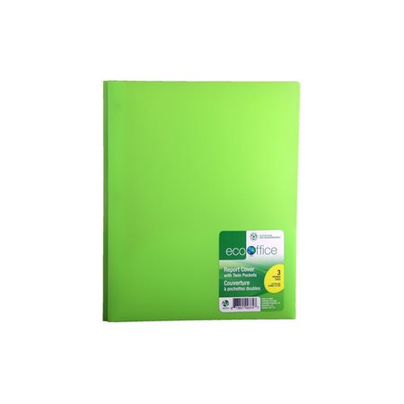 DUO-TANG PLASTIQUE RIGIDE VERT