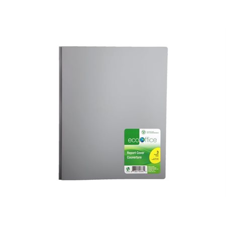 DUO-TANG PLASTIQUE RIGIDE GRIS