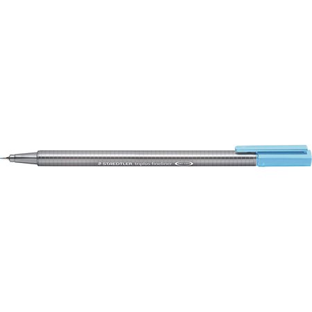 MARQUEUR TRIPLUS FINELINER BLEU PÂLE