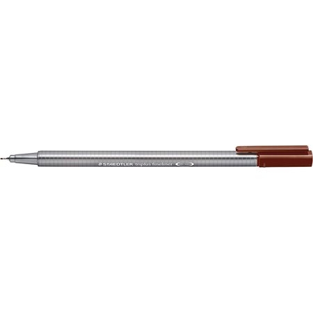 MARQUEUR TRIPLUS FINELINER BRUN