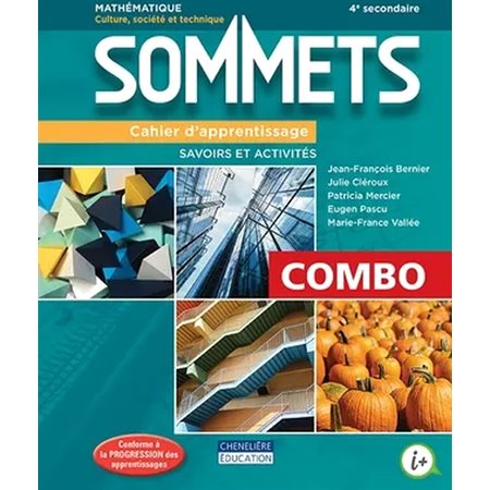 SOMMETS CST 4E SECONDAIRE COMBO