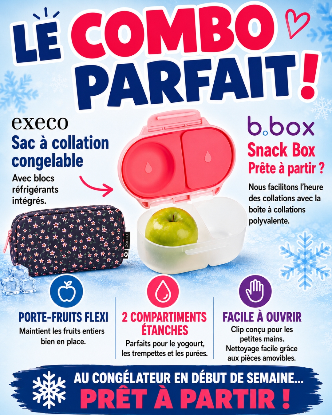 Combo parfait sac congelable et bbox 